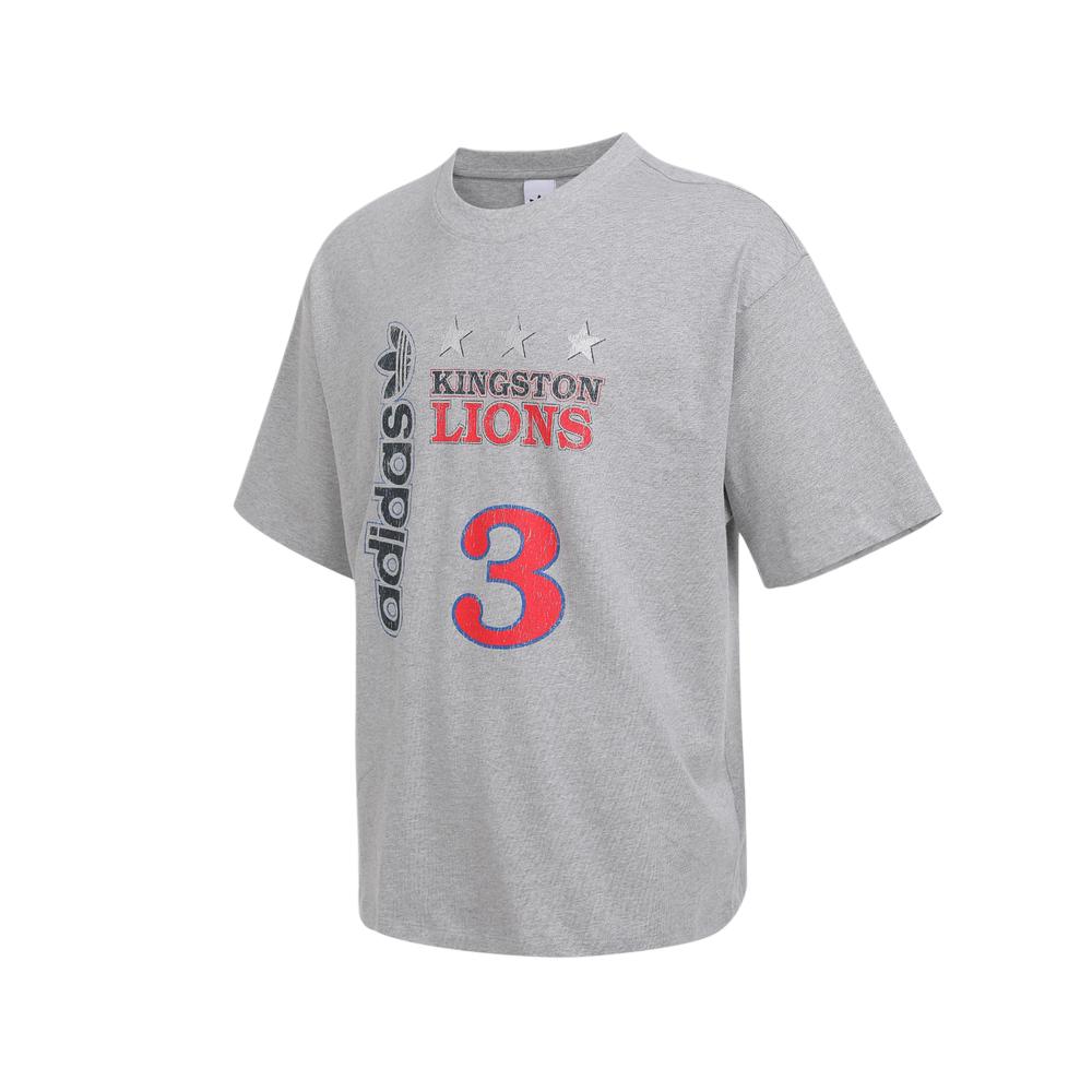 

Adidas Originals Lions Logo Letter Number Crew Neck Sports Short Sleeve T-Shirt Men T-Shirt KF9607 M