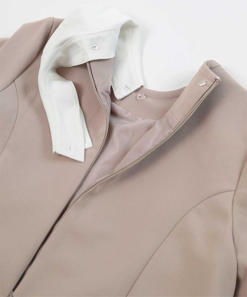 Yours Collared Dress BDXN1761 Medium Navy I-Line Women's