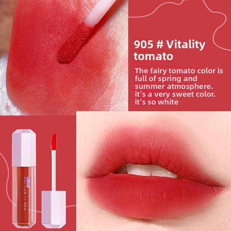 

Матовый бархатный блеск для губ серии Princess, легко наносится и подходит для смешанной кожи 05