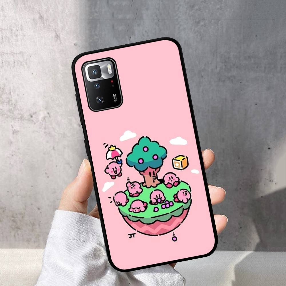 Stars K-Kirby Clear Phone Case For Redmi Note 4 X 5 A 6 7 8 T 9 9S 10 11 11S 11Epro Poco M3 Pro Xiaomi POCO M3PRO 5G
