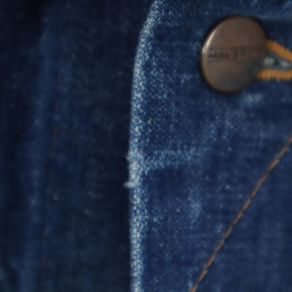 Maverick 70er 80er Vintage Made in USA Jeansjacke 36 blau BLUE BELL Herren Gebraucht