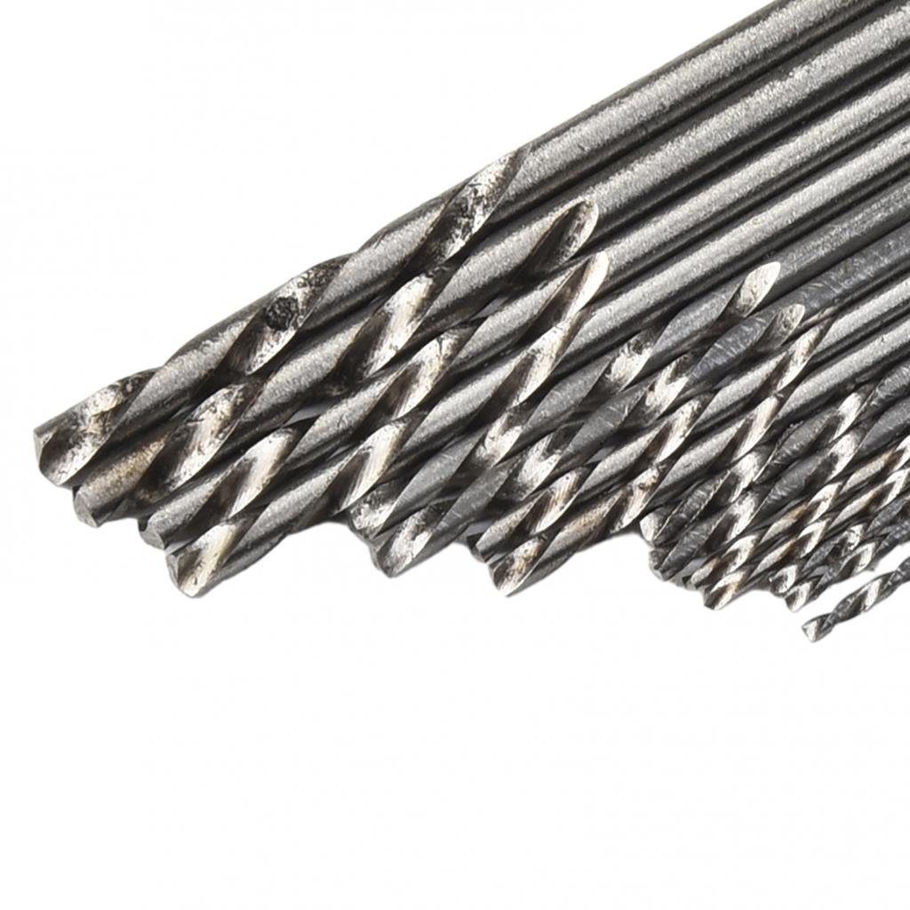 25Pcs/set 0.5-3.0mm HSS Mini Straight Shank Drilling Bits For Electrical Tools