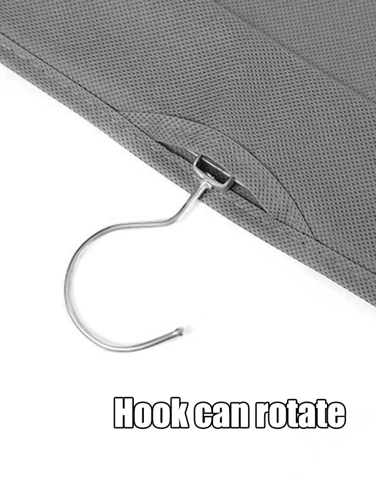 Handbag Hanging Storage Bag Storage Hanging Bag Non-Woven Multi-Layer Wardrobe Storage Dustproof Double-Sided Storage Bag