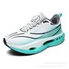 Winter velvet thickened cold-proof and warm large cotton shoes parent-child rotating buckle cushioning rebound sports running shoes