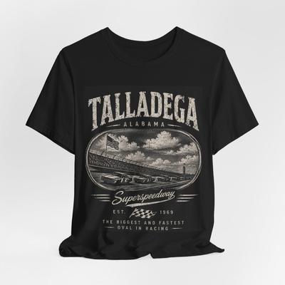 Talladega Speedway Alabama Logo T-Shirt | Racing Track Graphic Tee