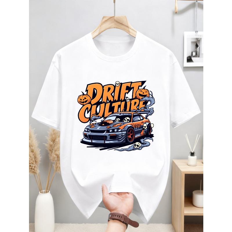 European sizes New Pure High-Quality Men S T-Shirt DRIFT CULTURE Summer Outdoor Sports And Casual Large Size Short-Sleeved T-Shirts S