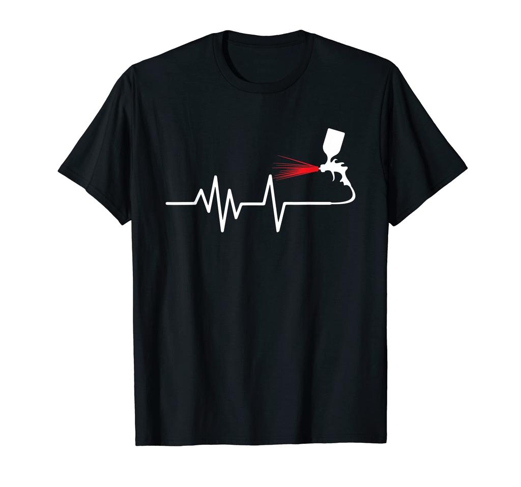Car Painting Spray Auto Body Painter Car Heart Beat Auto T-Shirt