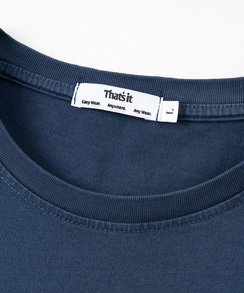 Descheuis Everyday Pigment Crop Short Sleeve T-Shirt (W) Navy