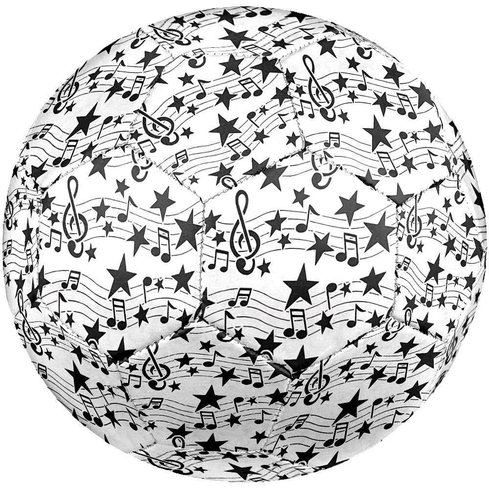 1PC Music Stars Harmony Soccer Ball Size 5 Football Machine Sewn Indoor/Outdoor Universal Football W59
