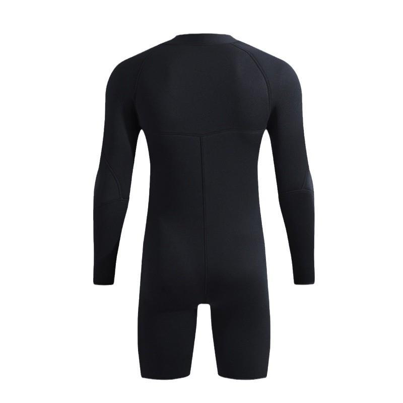 Traje de Neopreno de Manga Larga Completa de 3 mm Snorkel Buceo Surf Calidez Térmica Protección UV Tallas Grandes Adulto Unisex
