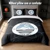Set Biancheria da Letto Swansea City Design 1 Copripiumino + 2 Federe Morbido Traspirante Biancheria da Letto per la Casa