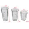 Becher, hoher Becher für Nutribullet 900 W, Entsafter, Becher, Mixer, Zubehör, 18 Unzen, 24 Unzen, 32 Unzen