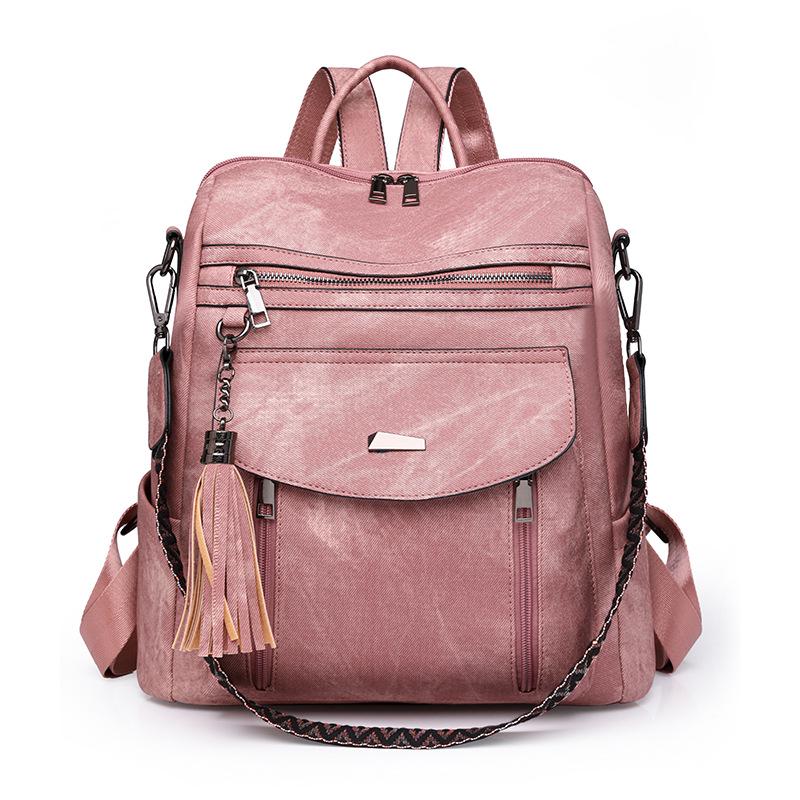 2025 Retro Style Spring Women's PU Backpack: Trendy & Multifunctional Design