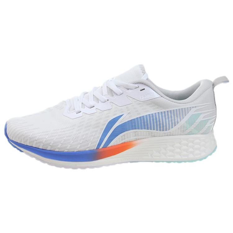 New LiNing Red Hare 4 Cushioning Anti Slip And Wear Resistant Low Top Running Shoes Men's White ARMS021-1