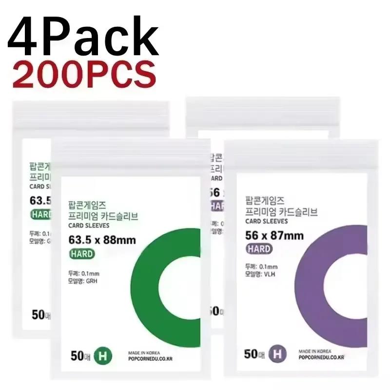 56x87mm 63.5x88mm Obaly na karty Průhledné PP Držáky na Kpop karty Filmy na pohlednice Voděodolné Ochranný obal na fotky z alba pro idoly