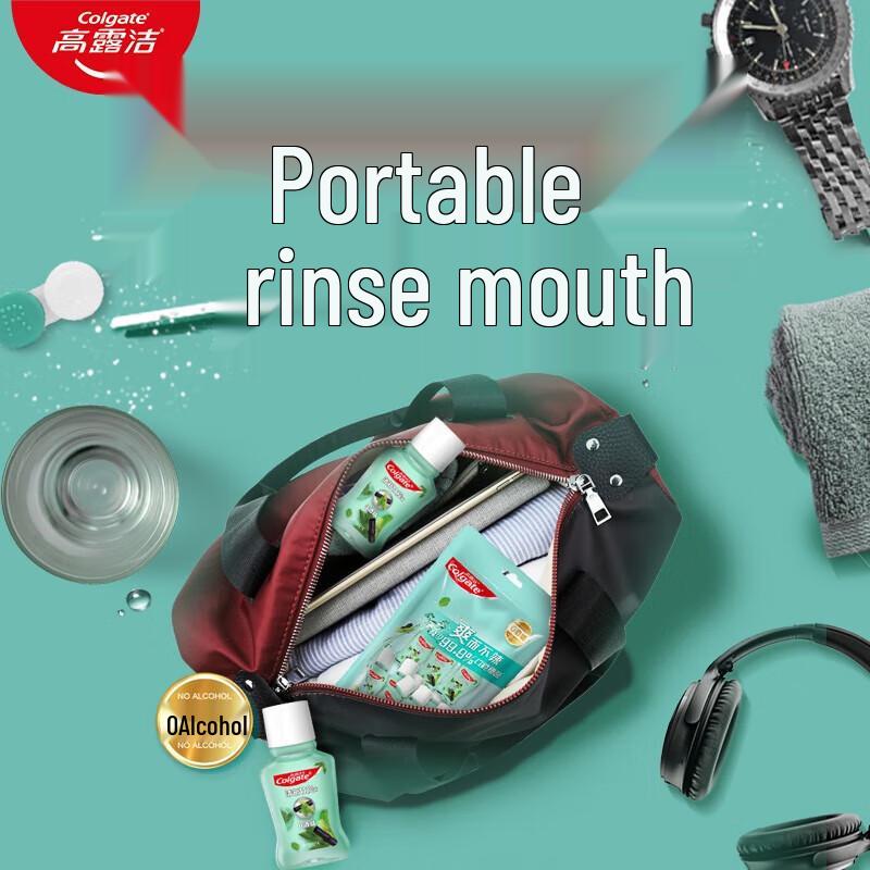 Colgate Fresh Bamboo Charcoal Mouthwash (10-Pack)