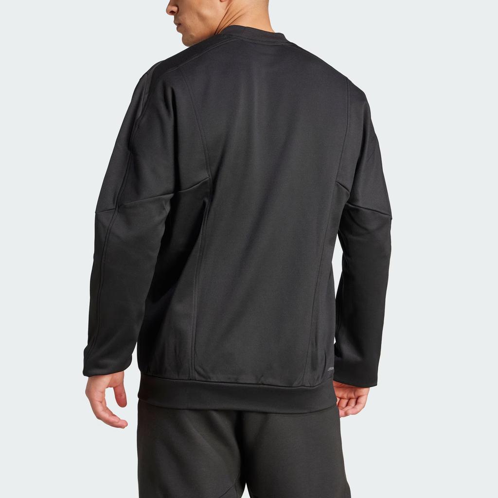 Adidas D4T FW25 Crew Sweatshirt With Logo Breathable Warm Sports Pullover Long Sleeve Men Sweatshirt KA5152