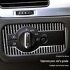 Copertura Telaio Interruttore Fari in Fibra di Carbonio per Interni Volkswagen Touareg 2011-2018