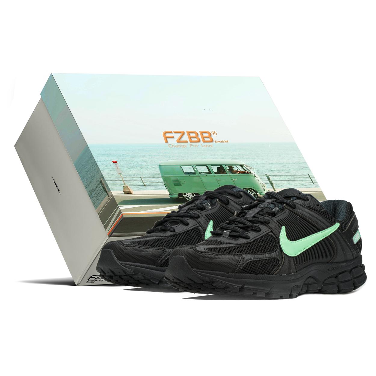 

Nike Zoom Vomero 5 Low top Running Shoes Unisex Black Green BV1358-003(TeamA-S-BOX) 44.5