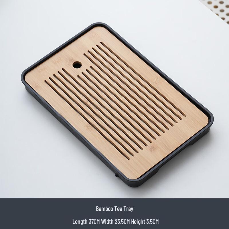 Modern Bamboo Dry Tea Tray