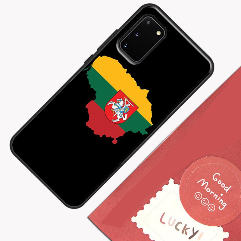Fashion Lithuania Flag Phone Case For Samsung Galaxy S24 S26 Ultra S20 S21 S22 S23 S25 Plus S10 S25 FE Cover Shell