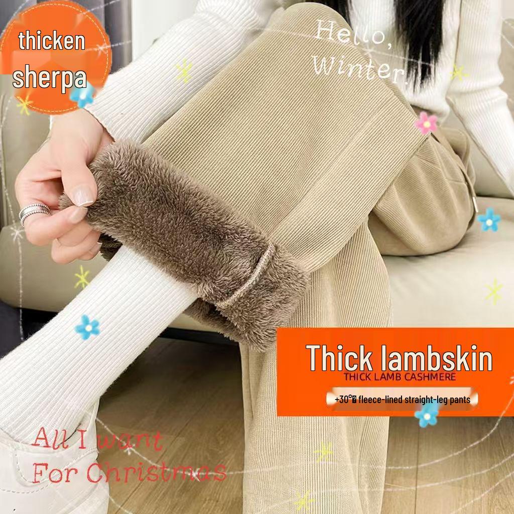 

Толстые брюки из шерсти на широких штанинах с подкладкой из толстого флиса из овечьей шерсти S for under 45 kg