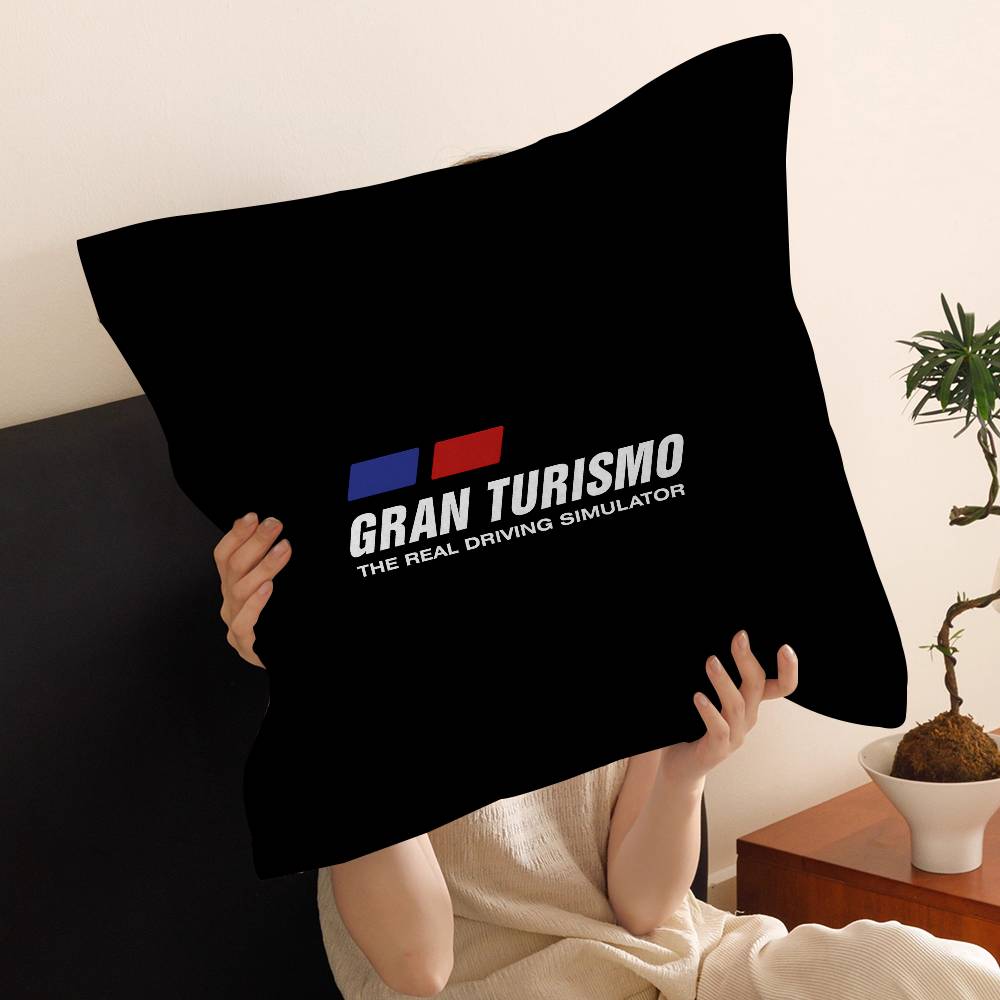 G-Gran Turismo Maple Design Cushion Cover Happy Autumn Harvest Decor Holiday Decorati Pillow Cover