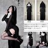 Sexy Nun Plus Halloween Saint Pure School Cultural Photo Shoot [ChicFlow] Costume, 5-Piece Set, Size, Costume, Costume, Adult, Ladies, Cute, Sexy,