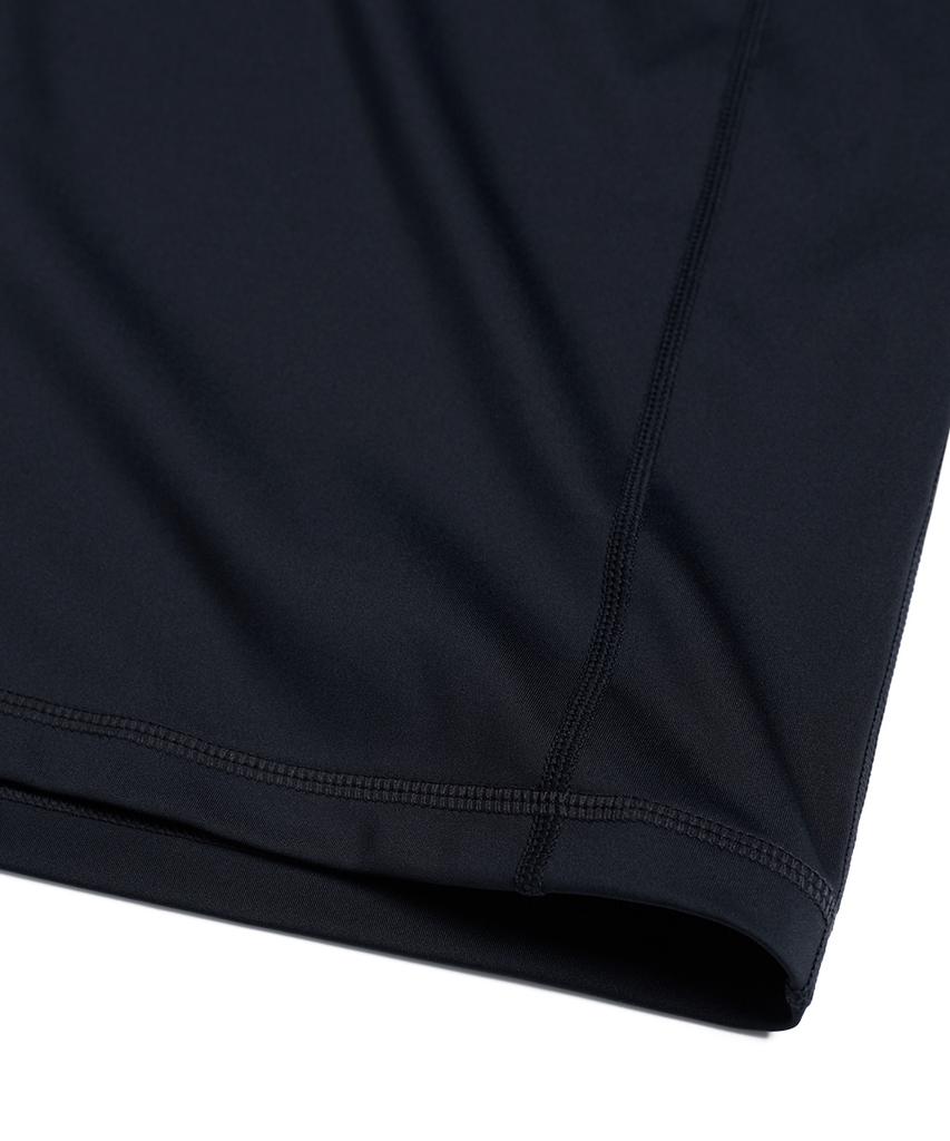 Baellob Women'S Standard Zip-Up Rash Guard Black
