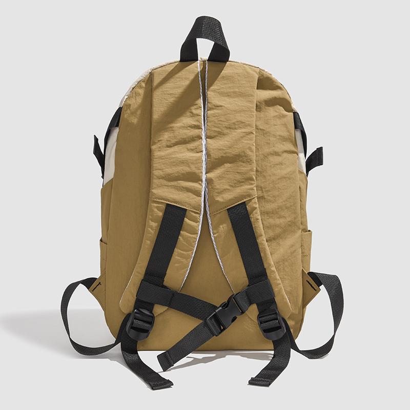 Color Block Outdoor Backpack Unisex Sports Backpack Lightweight Travel Backpack