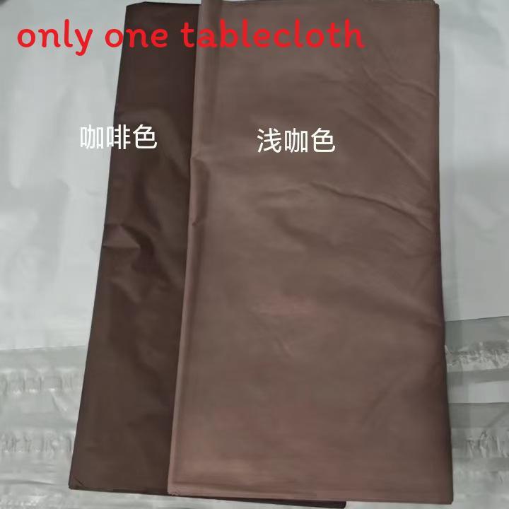 Peva Thickened Disposable Tablecloth With Dustproof And Oilproof Surface For Events And Decor