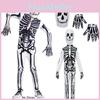 Creepy Halloween Skeleton Cosplay Outfit For Men And Women Dm0178