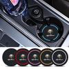 2 Pezzi Portabicchieri per Auto Sottobicchieri Antiscivolo Tappetini Accessori Interni Auto Per Alfa Romeo Giulia 159 147 Stelvio Giulietta 156 GT 166
