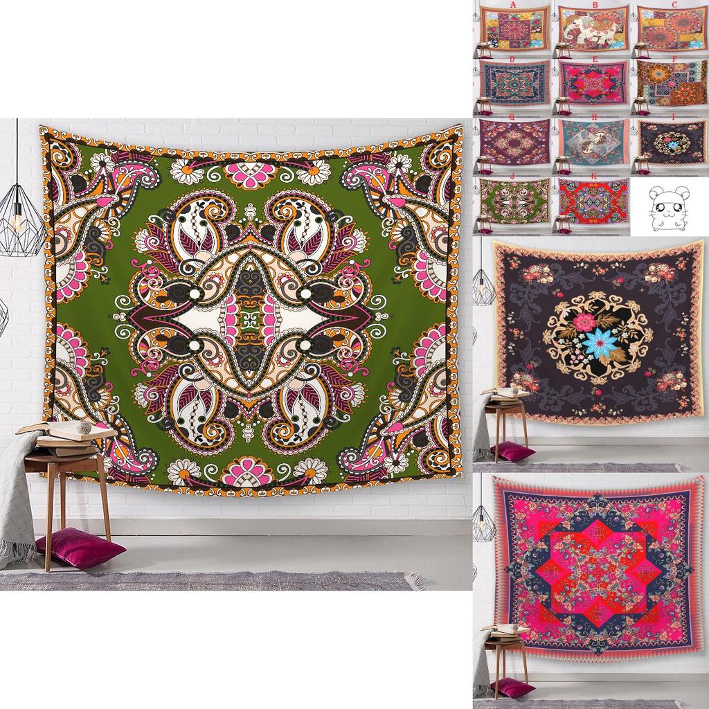 Elegant Wall Hanging Tapestries Flower City Printed Home Decoration Blanket For All Occasions