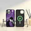 Black Anime B-ButlerS Phone Case For iPhone17,16,15,14,13,12,11 Plus,Pro Max Magnetic For Magsafe Wireless Charging