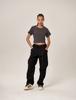 FLATWAVE IN SEOUL Samar Crop T-Shirt Charcoal