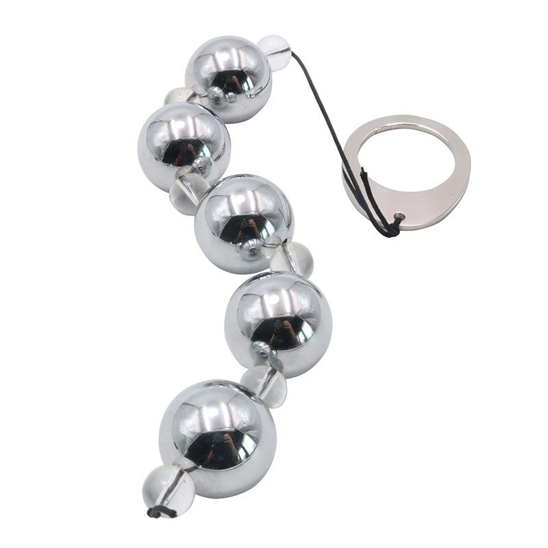 Stainless Steel Anal Beads Male and Female Chrysanthemum Masturbation Tool Alternative Pleasure Passion Anal Climax Adult Supplies