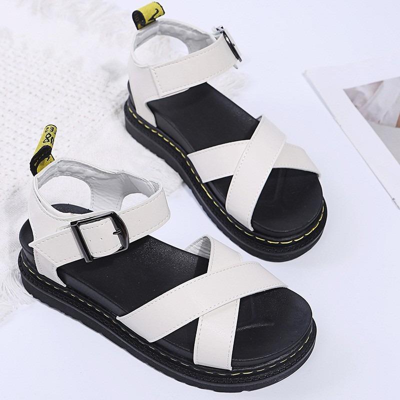 Women's Plus Size New Summer Chunky Sole Open Toe Fashion Beach Roman Sandals European American Style