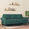VidaXL 3-Seater Sofa, Seat with Padded Armrests and Backrest, Sofa with Pillows, Living Room Furniture, 359541