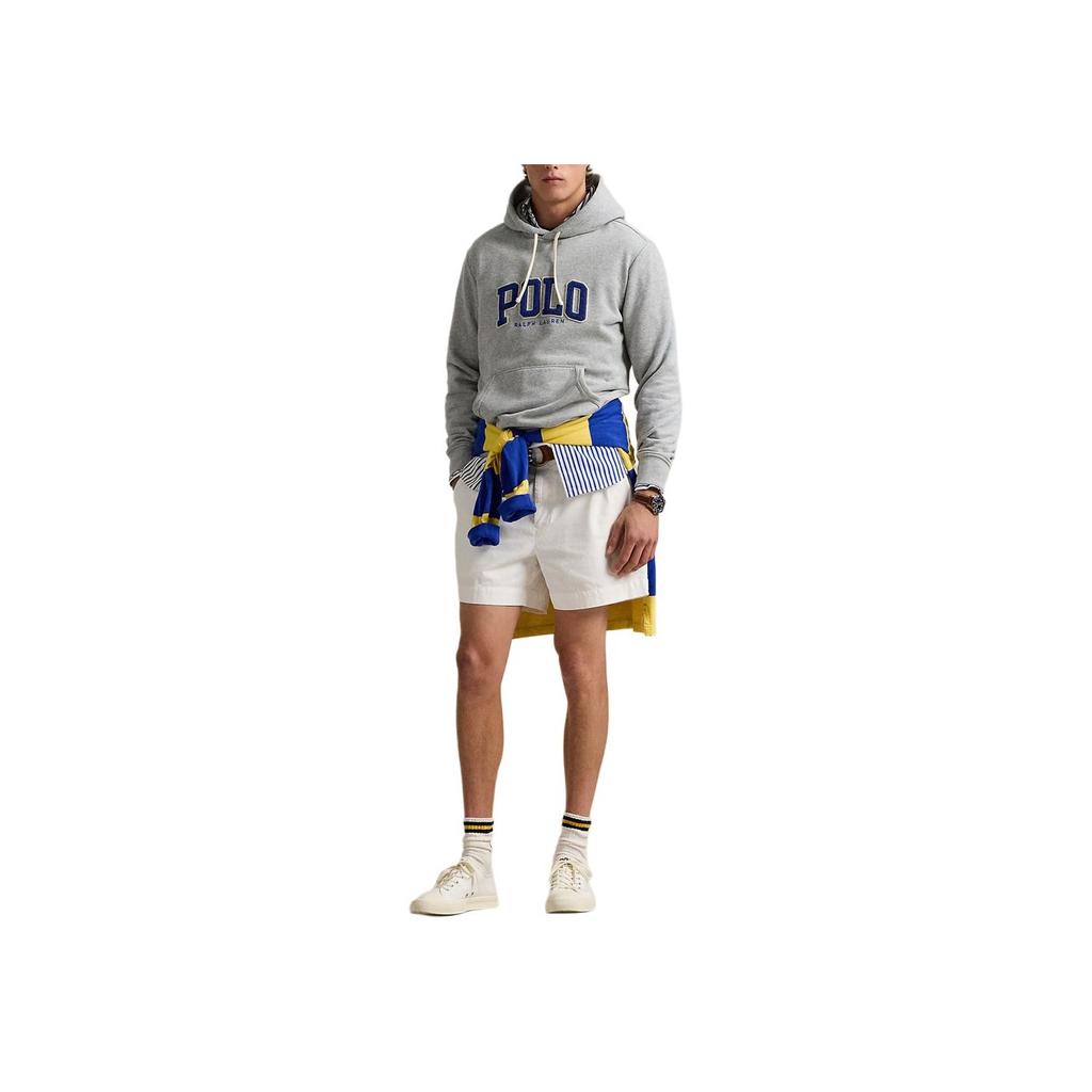 Polo Ralph Lauren Letter Logo Kapuzenpullover Langarm Herren sweatshirt Grau 710959017-005