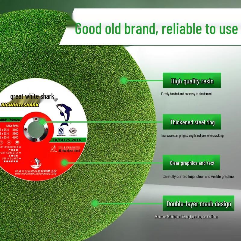 BIGWHITESHARK Green Cutting Disc