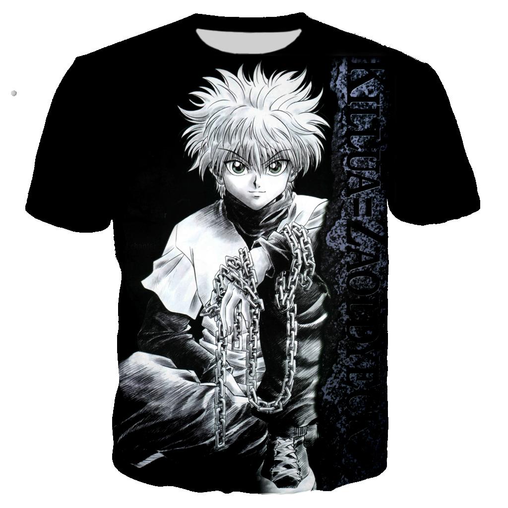 Anime Hunter X Hunter Trička Pánská/dámská 3D HXH Tištěné tričko Ležérní Harajuku styl Streetwear Letní Trendy Pánské oblečení Topy