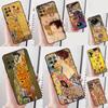 The Kiss Gustav Klimt Painting Phone Case For Oppo A15 A17 A40 A60 A80 A91 A74 A94 A54 A57S A18 A38 A58 A78 A98 A16 A76 A96