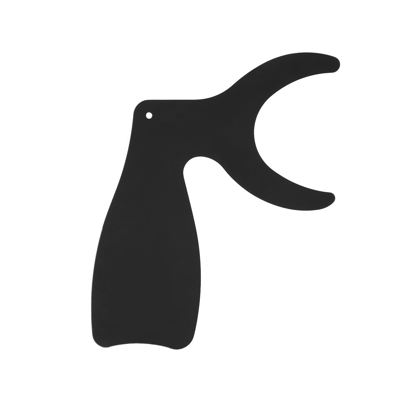 Стоматологический фон Черный металл Контрастер для ротовой полости Палатальный фотоконтрастный набор со шкалой