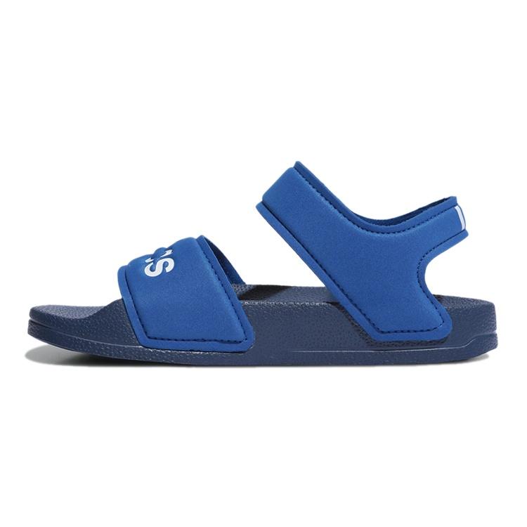 (GS) adidas Adilette Sandal K Blue Sandals  Blue Black  Kids  EG2133 EU 34