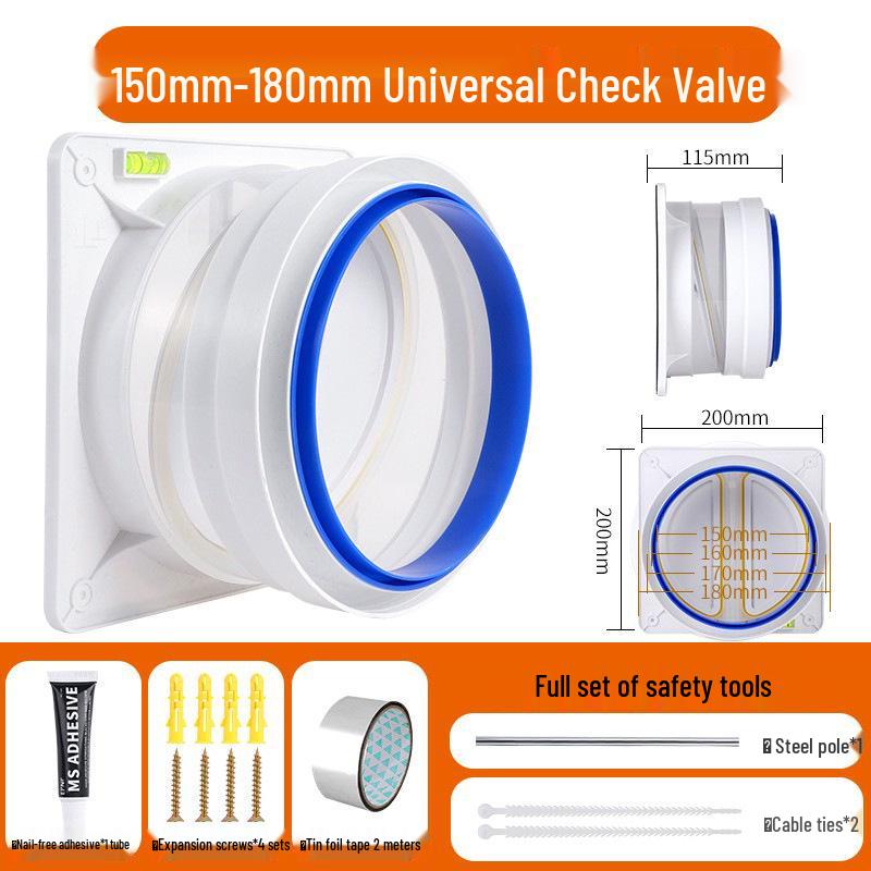 Aluminiumfolie Lüftungsabluftkanal für Badezimmer-Luftaustauscher