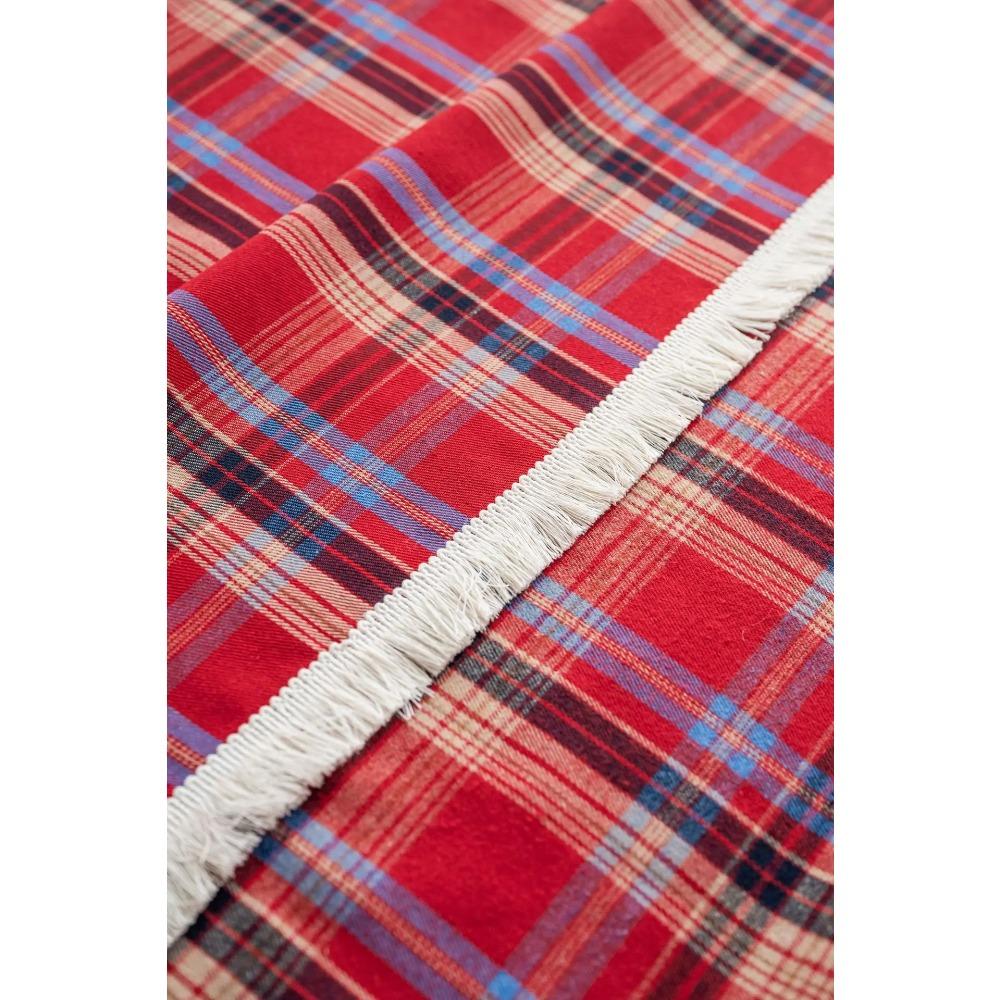 Tassel Christmas Sofa Cover, Universal Breathable Lightweight Farmhouse Bedcover for Pets Kids Couch Living Room Home Decoration