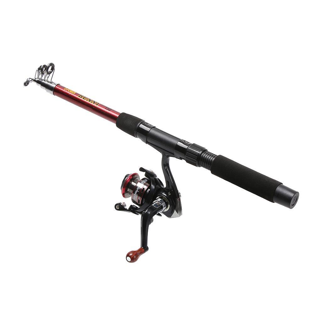 1.5-3.0m Outdoor Fiberglass Sea Fishhing Rod Portable Spinning Telescopic Fishing Rod Pole Hard Durable Fishing Tackle Tools