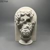 Mythischer Gottkönig Zeus Gipsstatue Schreibtischdekoration Ornamente Charakterplastik Antike Griechische Mythologie Ästhetische Raumdekoration