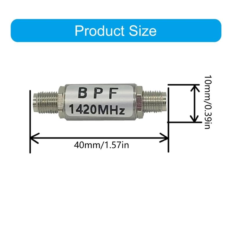 80MHz Band for 1420MHz Radio Astronomy 1420MHz  Bandpass Filter High Performances  Adapter Upgrades for Radio Astronomy